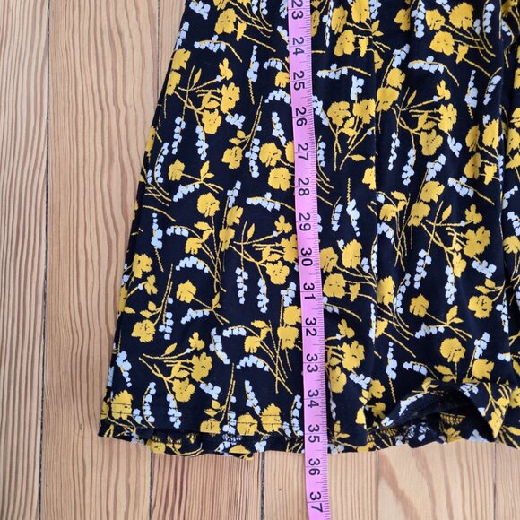 Maeve Anthropologie Floral Fit & Flare Dress Hook & Eye Front Rayon Stretch XS - Picture 9 of 12